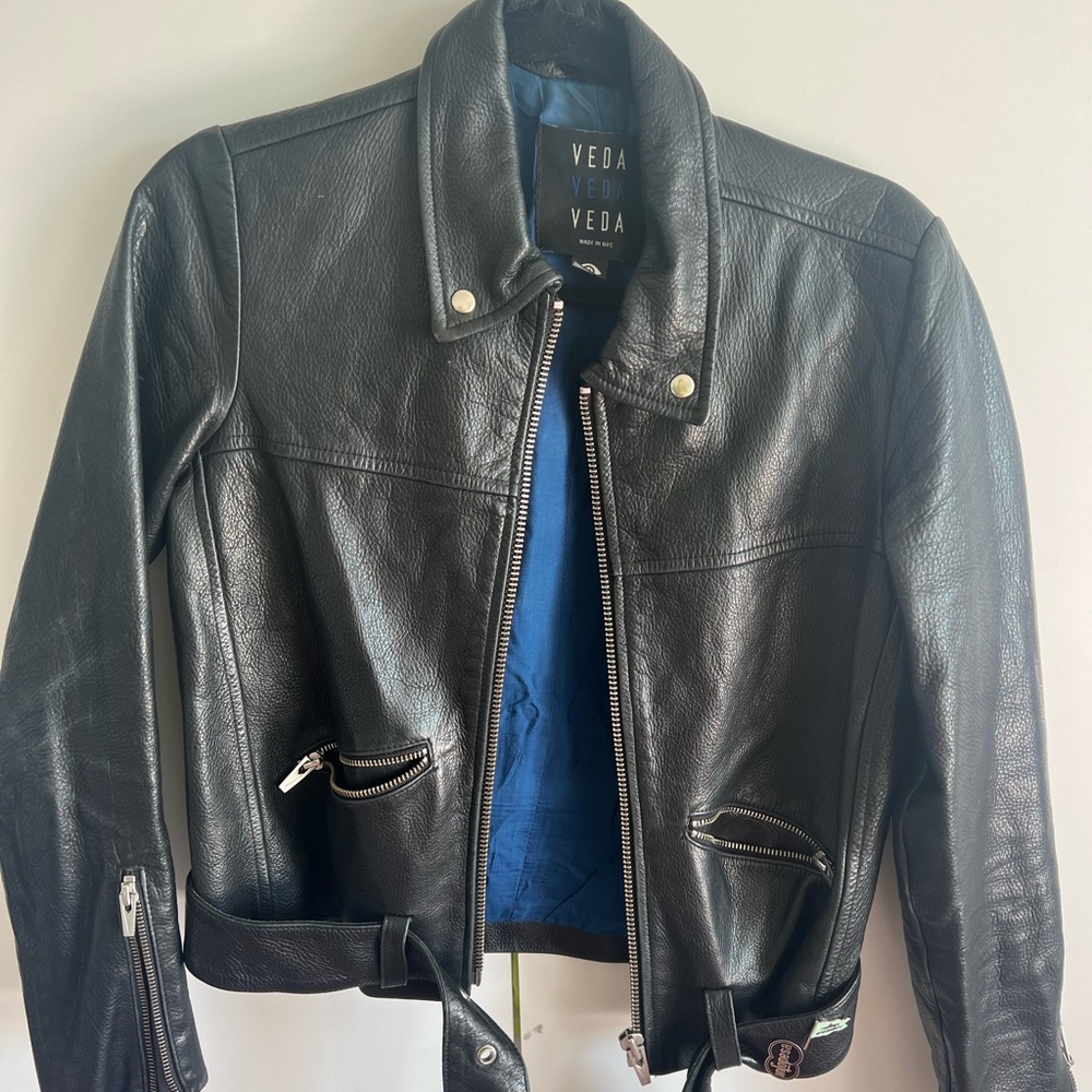 Veda leather jacket
